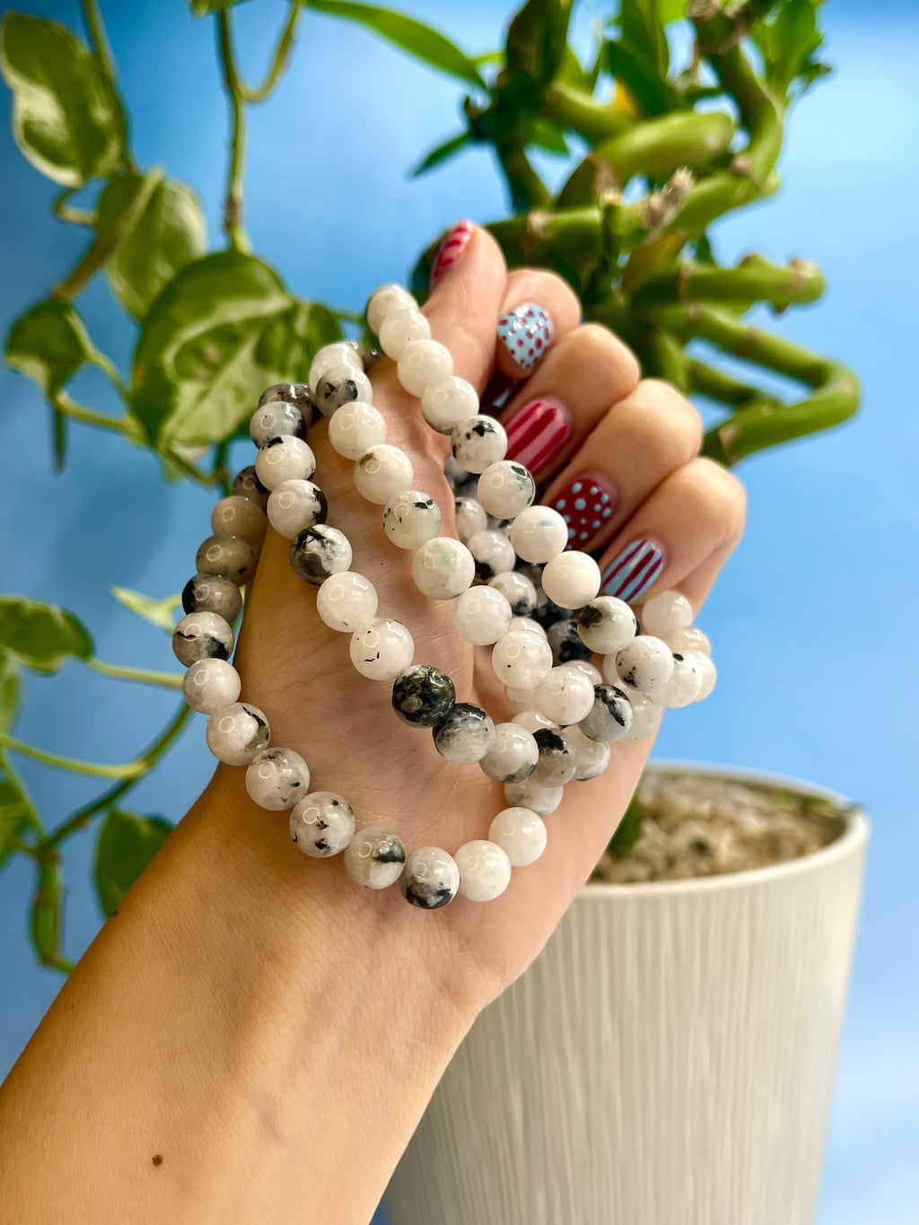 Rainbow Moonstone Bracelet