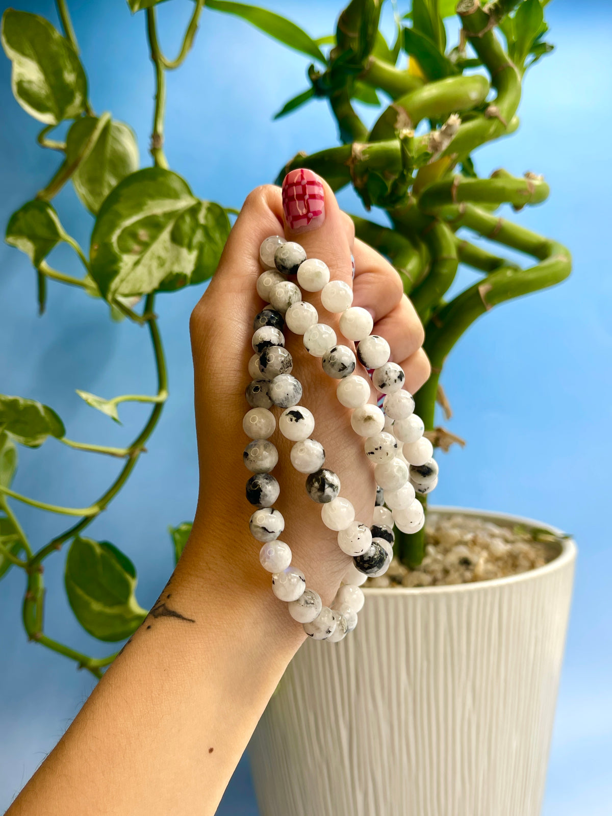 Rainbow Moonstone Bracelet