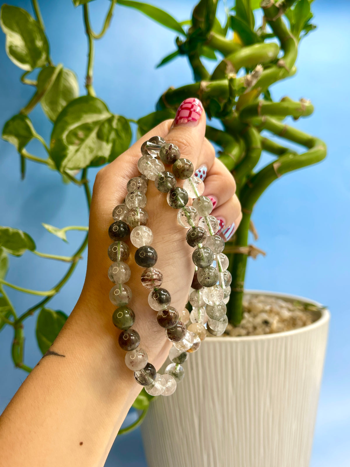 Green Phantom Quartz Bracelet