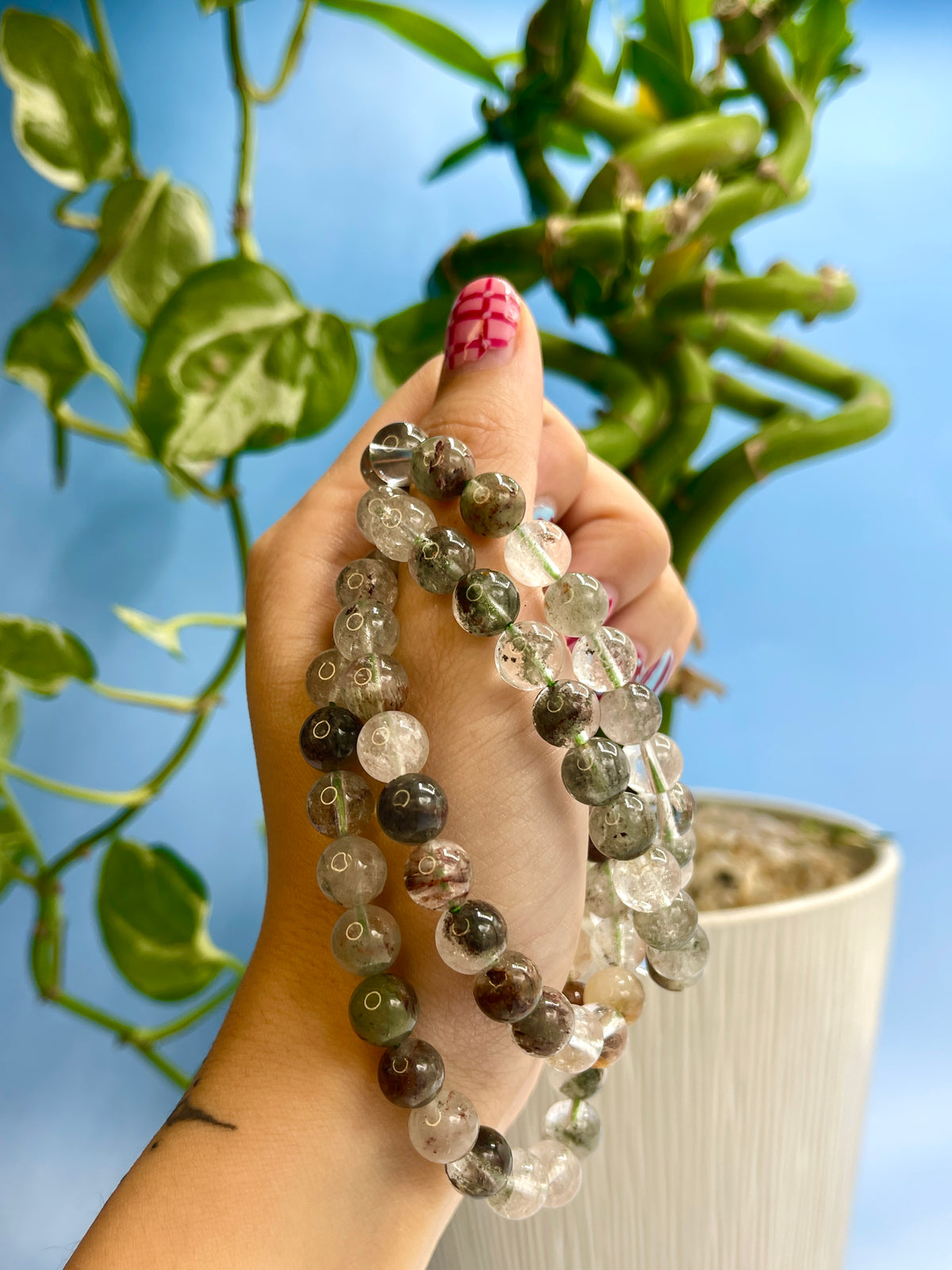 Green Phantom Quartz Bracelet