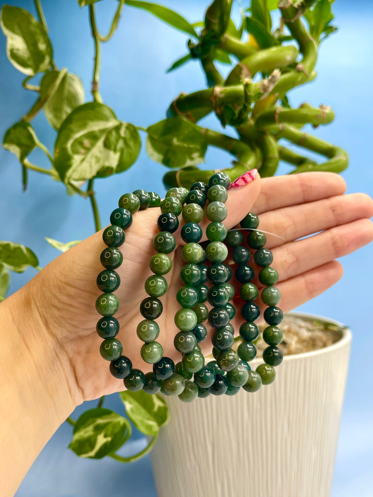 Moss Agate Bracelet