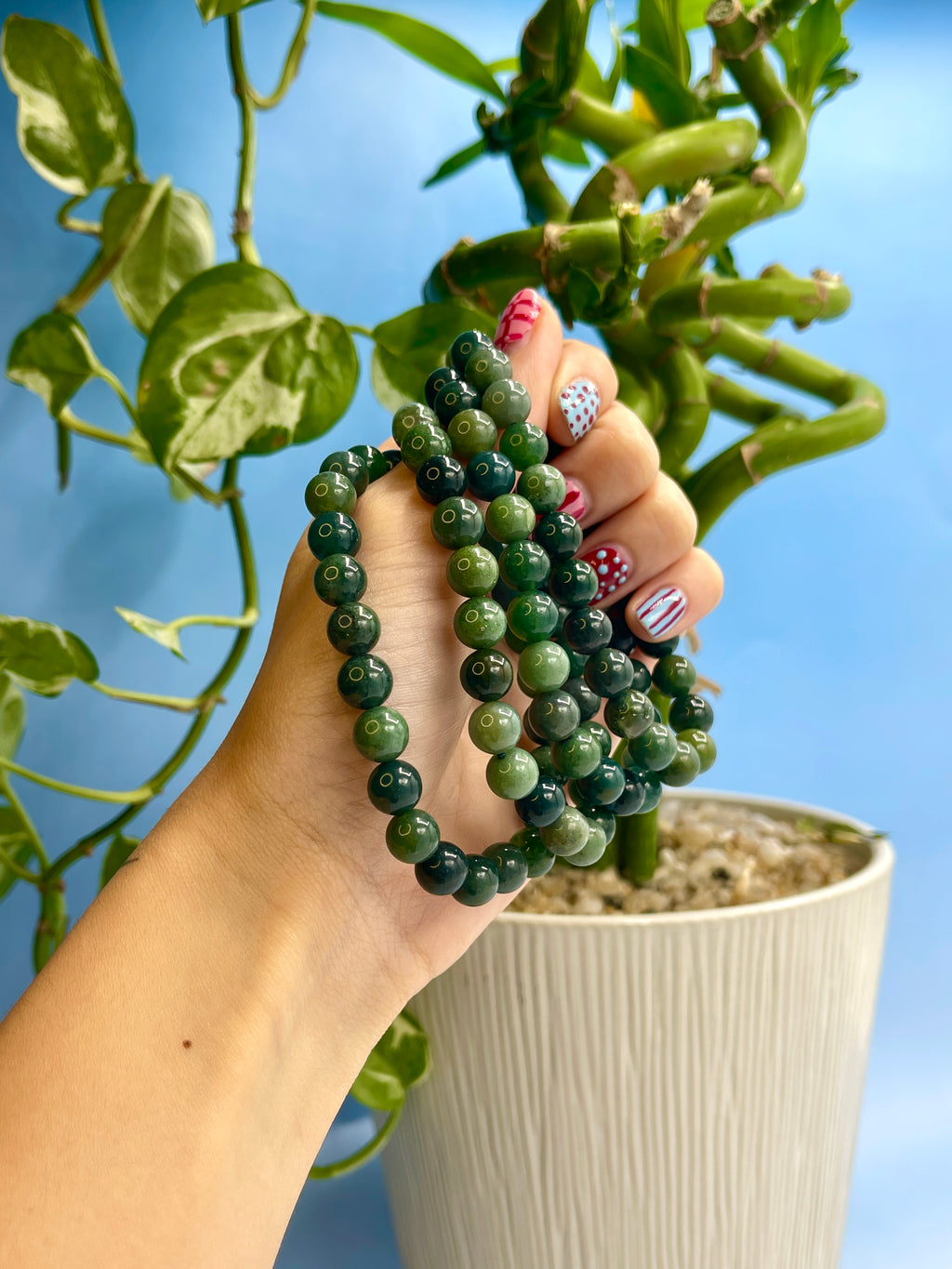 Moss Agate Bracelet