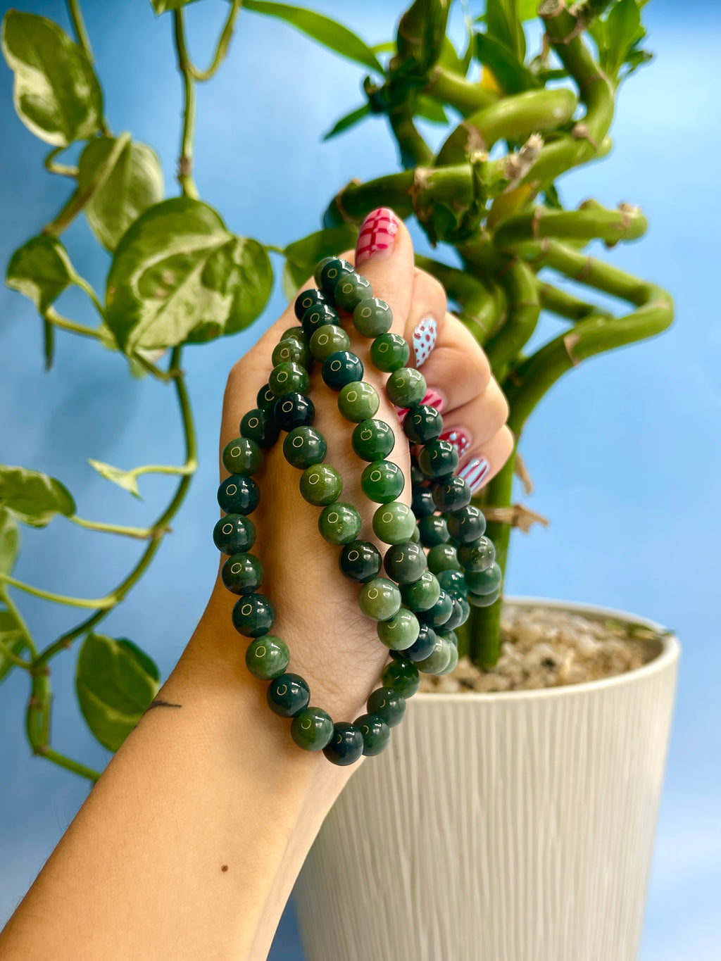 Moss Agate Bracelet