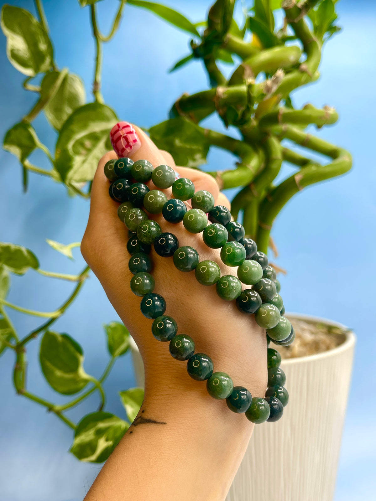 Moss Agate Bracelet
