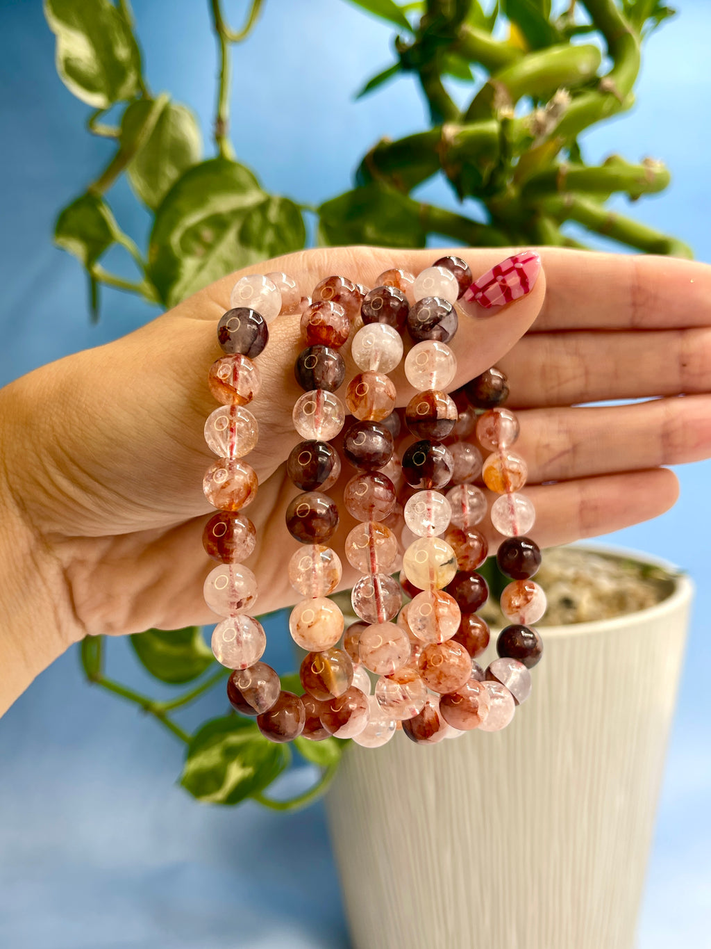 Hematoid Quartz Bracelet