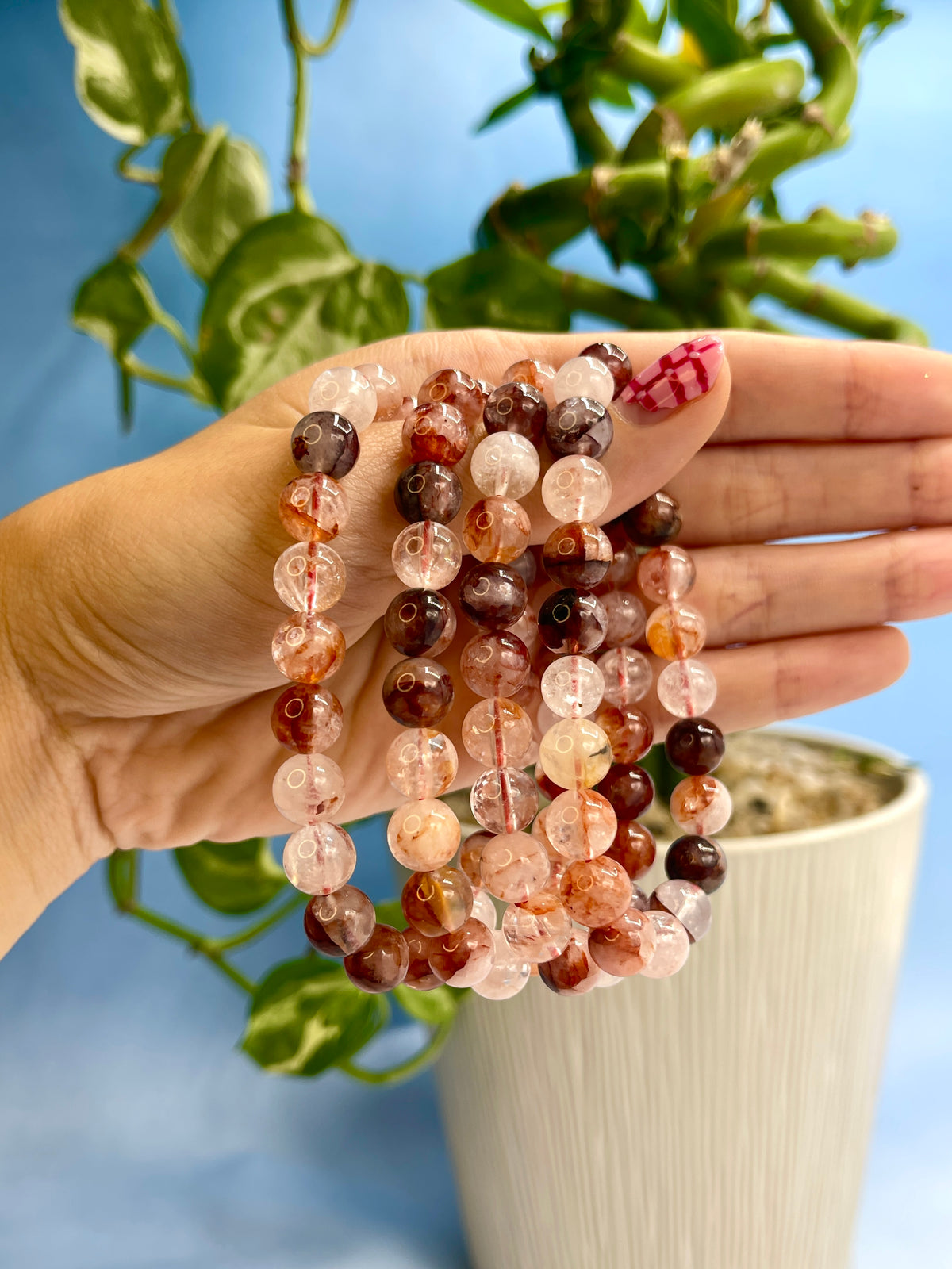 Hematoid Quartz Bracelet