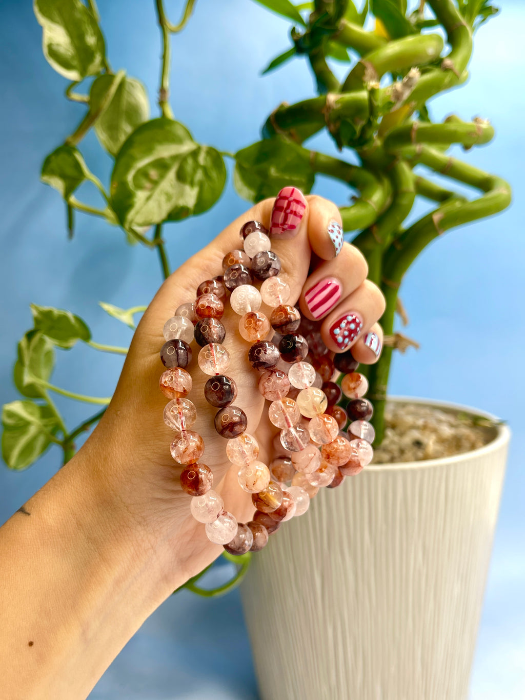 Hematoid Quartz Bracelet