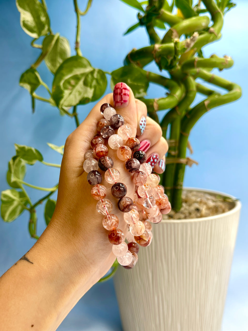 Hematoid Quartz Bracelet