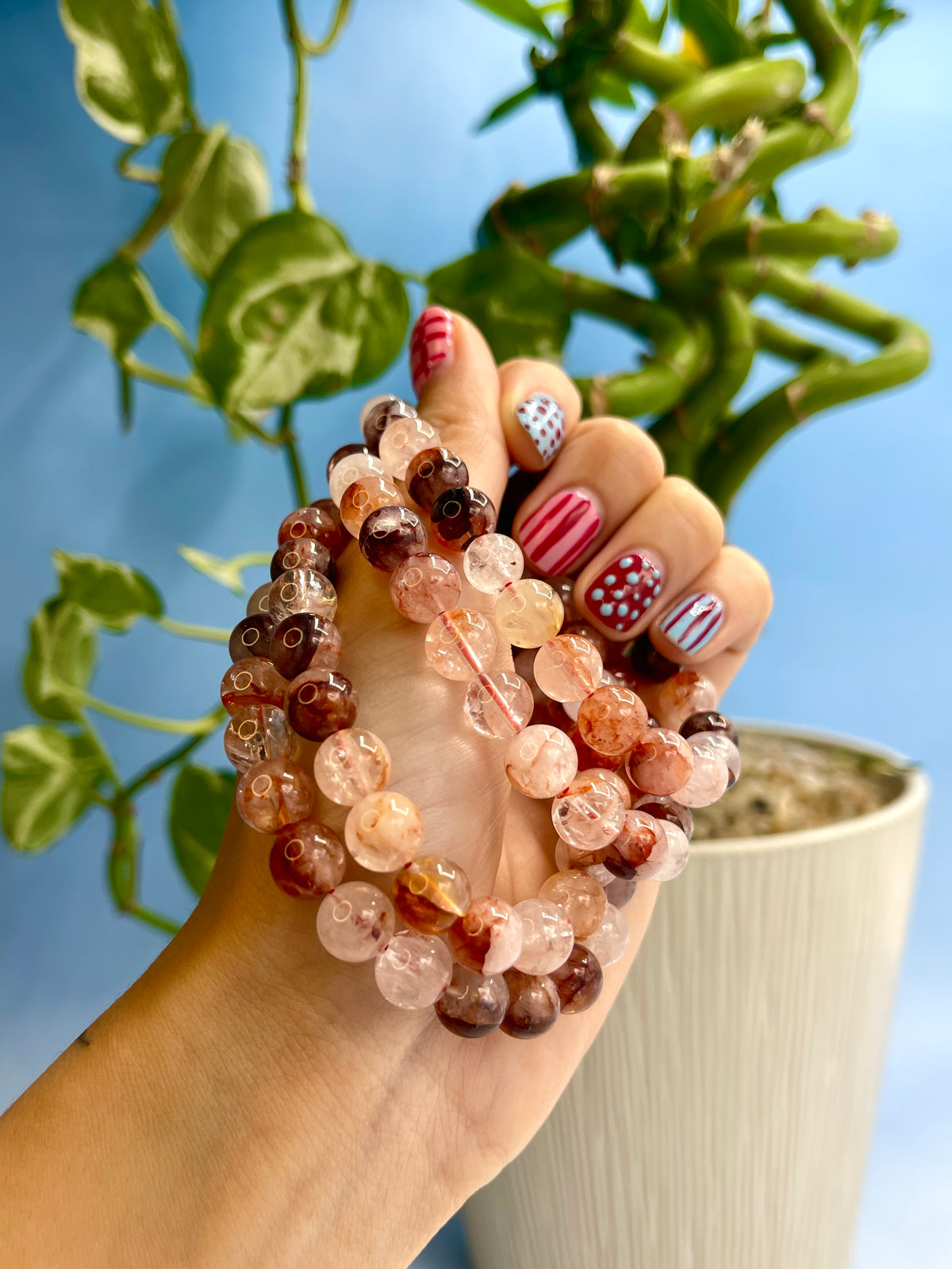 Hematoid Quartz Bracelet