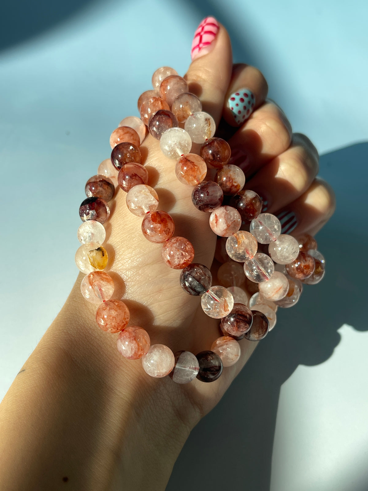 Hematoid Quartz Bracelet