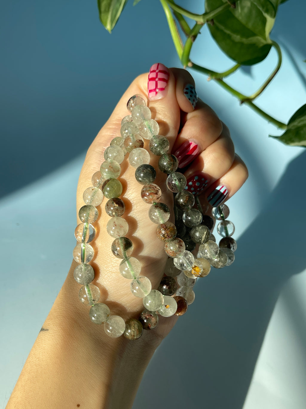 Green Phantom Quartz Bracelet