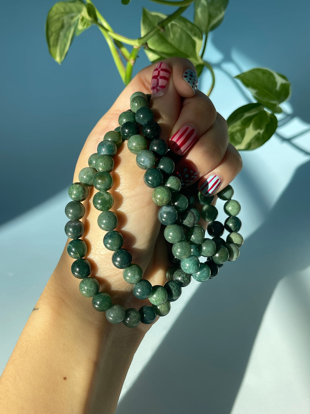 Moss Agate Bracelet