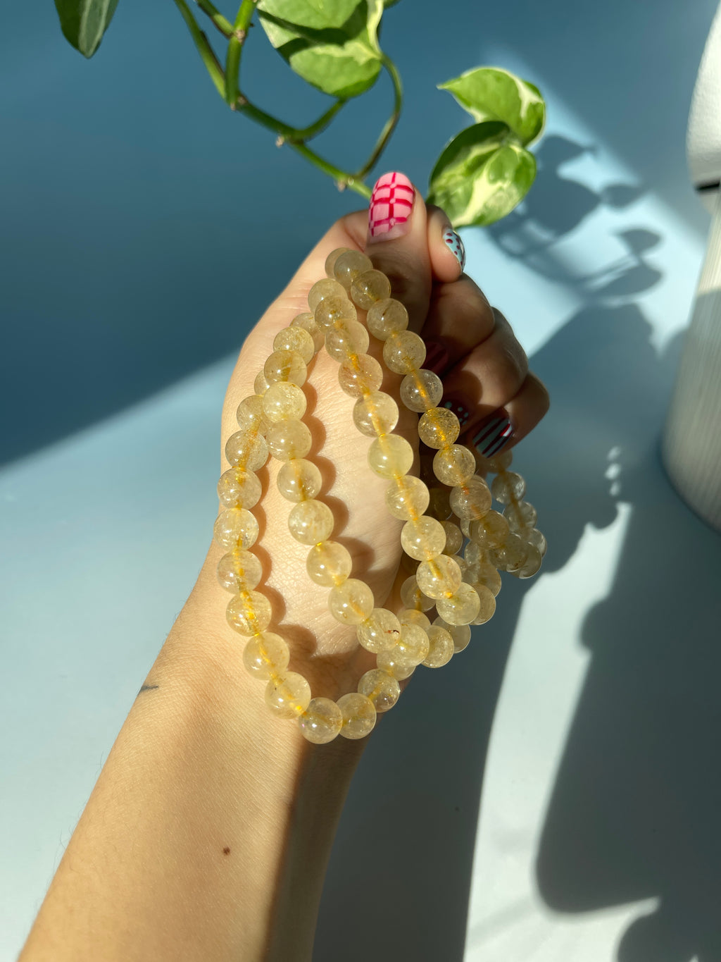 Golden Rutilated Quartz Bracelet