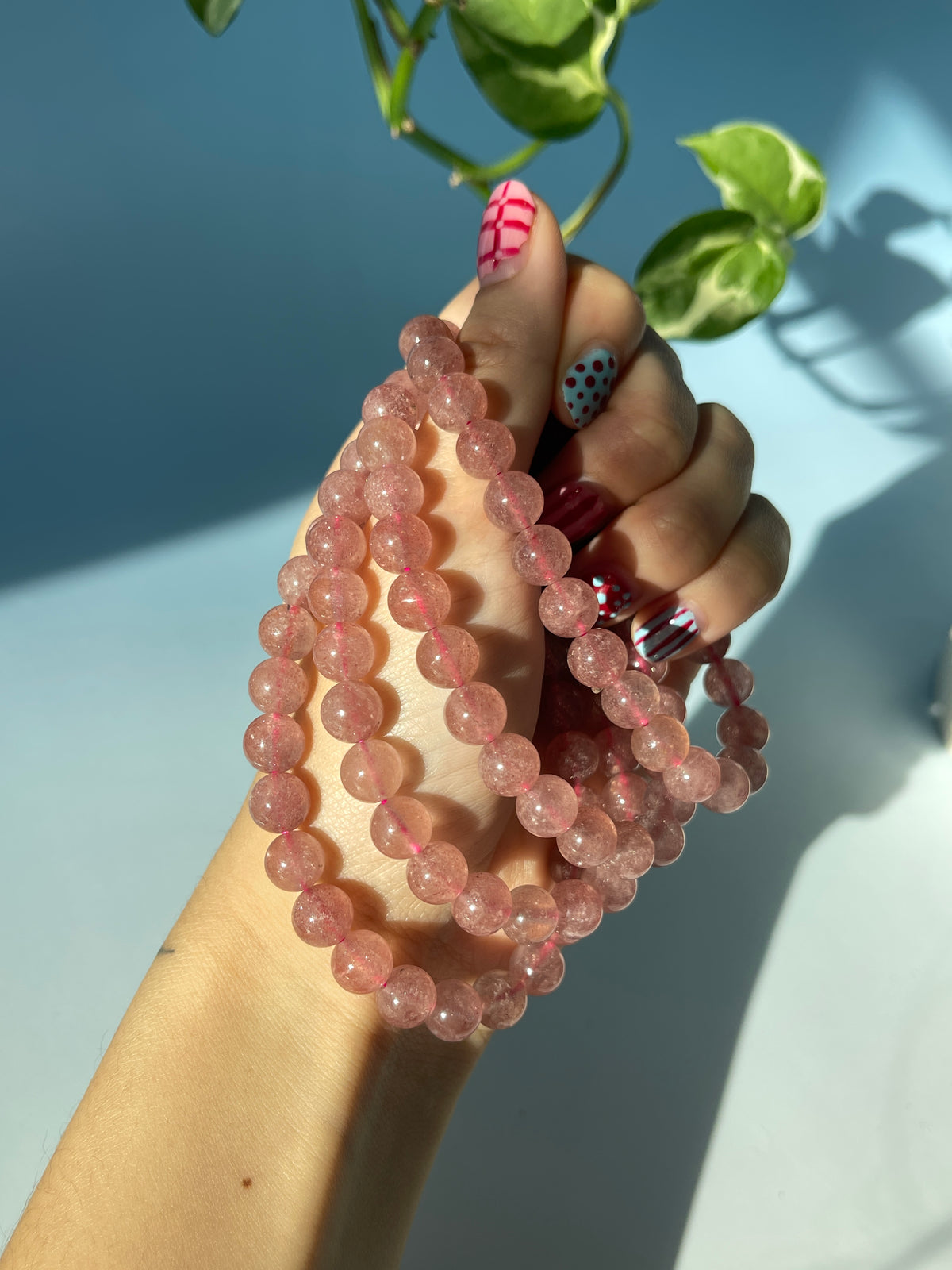 Strawberry Quartz Bracelet