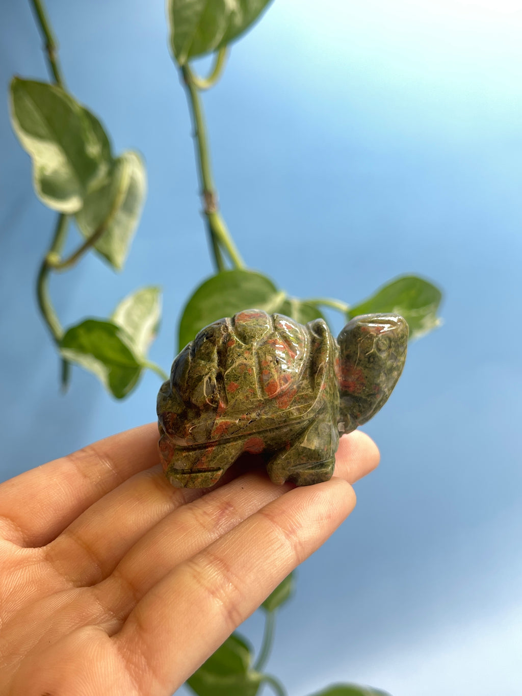 Carved Crystal Turtle