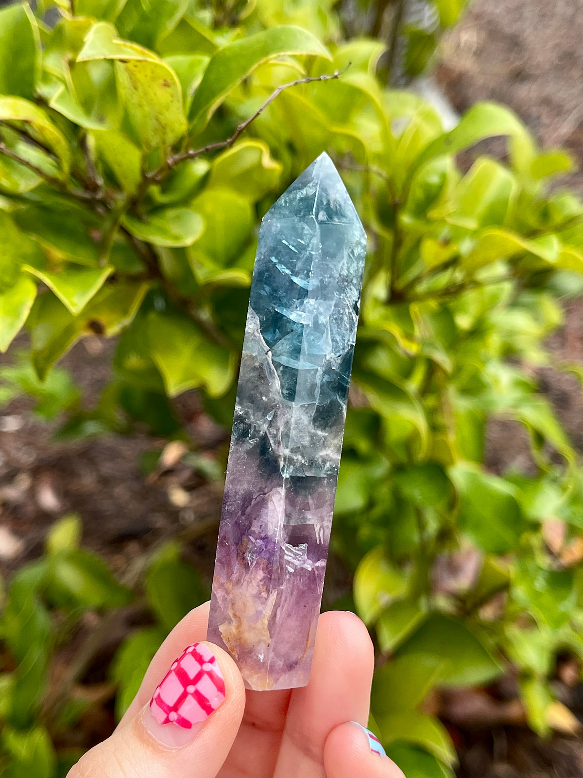 Rainbow Fluorite Tower