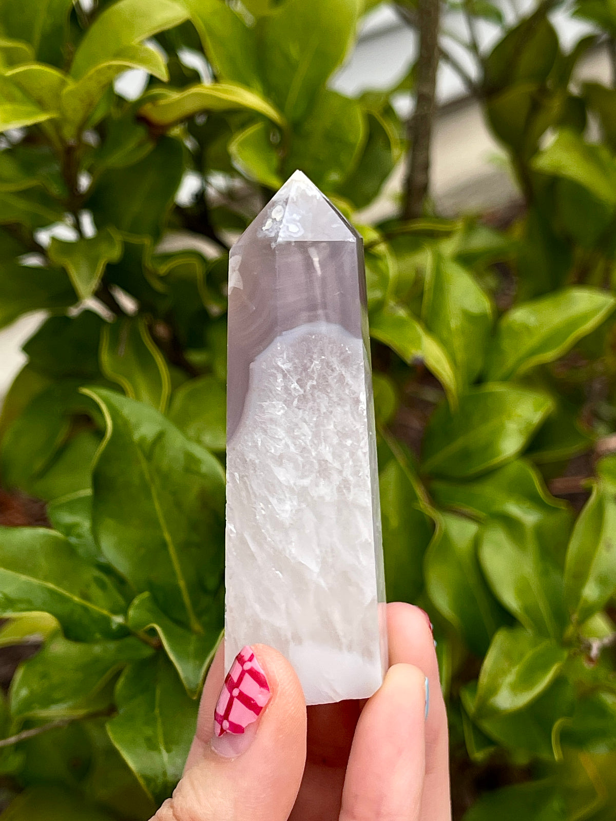 Flower Blossom Agate Tower