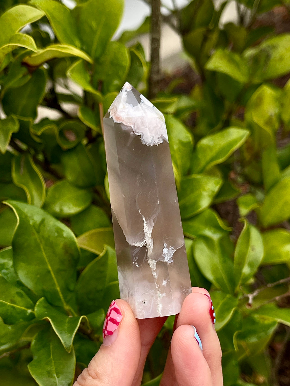 Flower Blossom Agate Tower