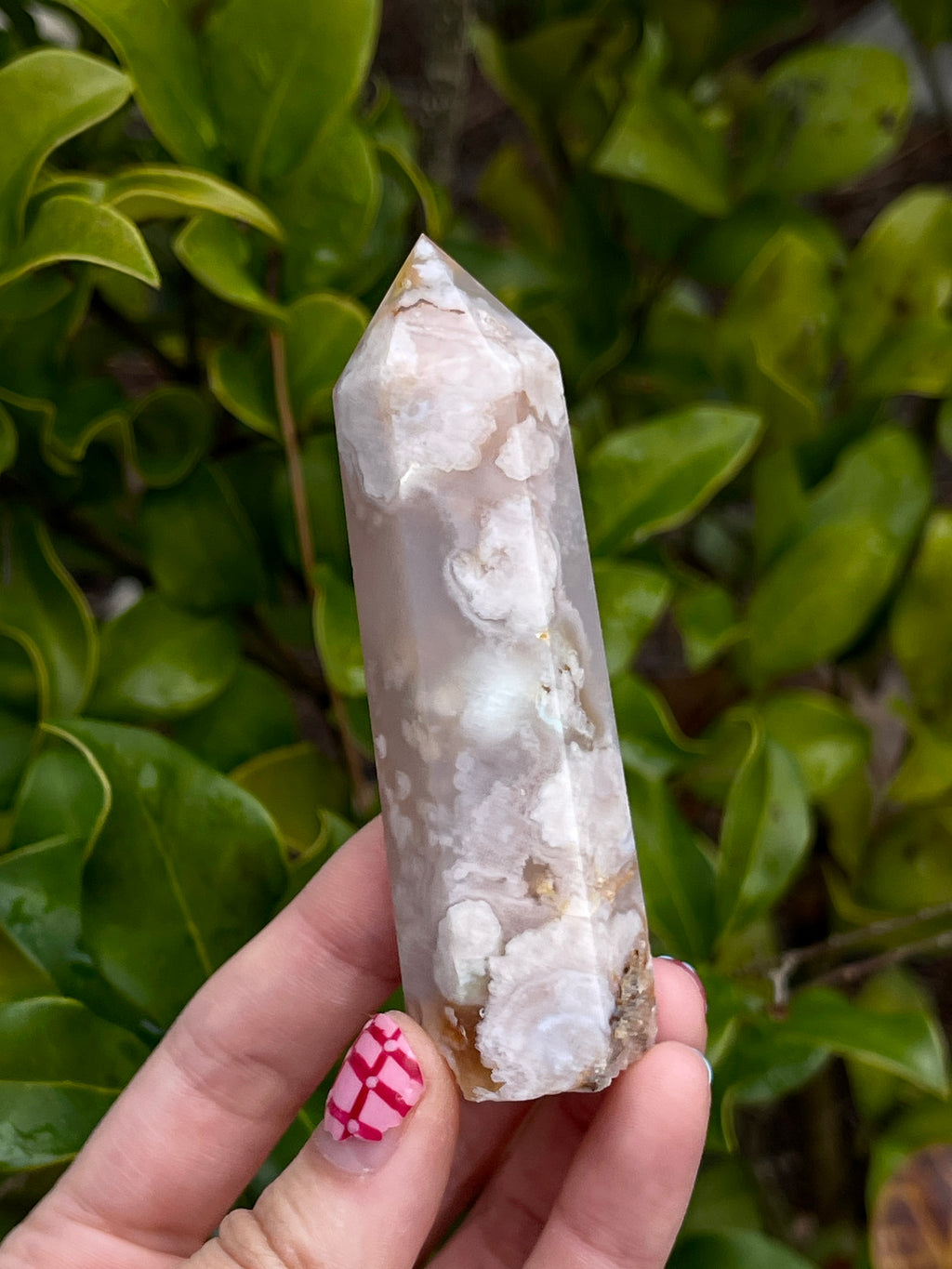 Flower Blossom Agate Tower