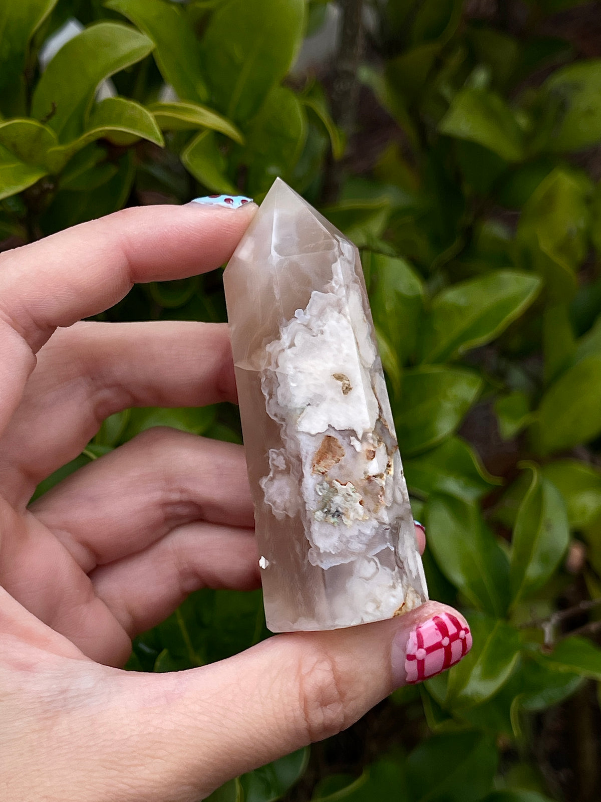 Flower Blossom Agate Tower