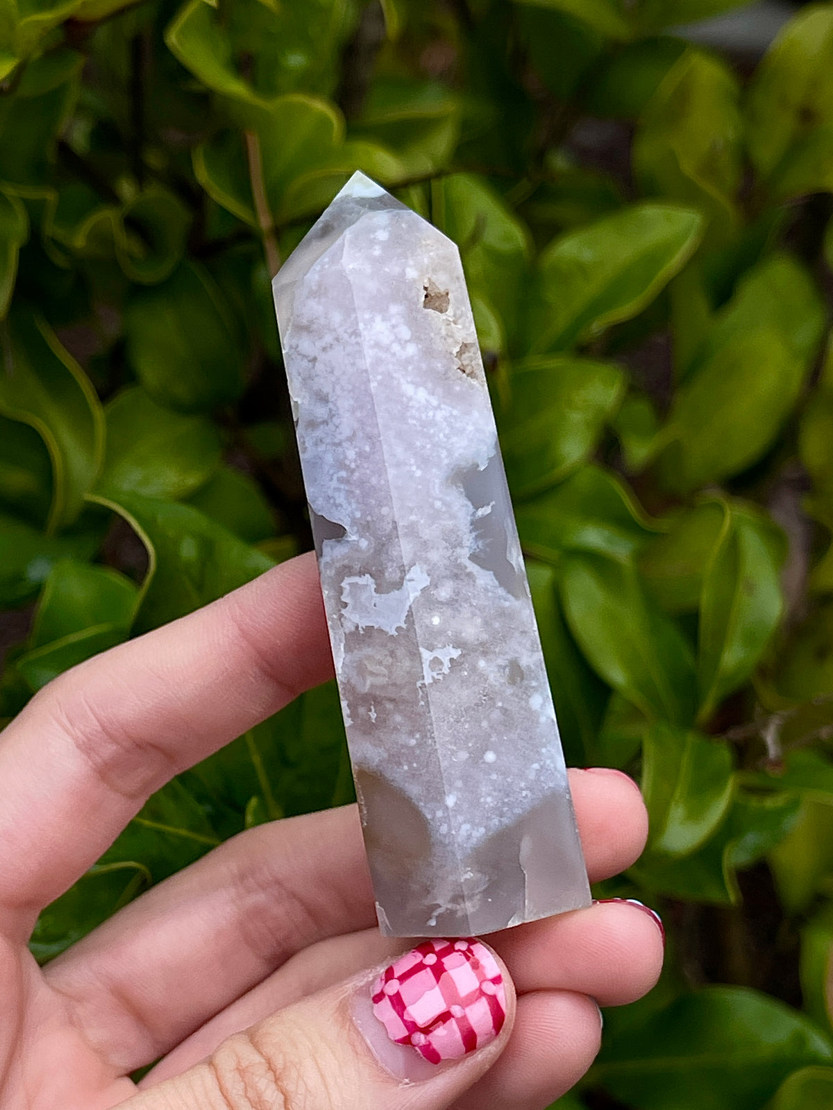 Flower Blossom Agate Tower