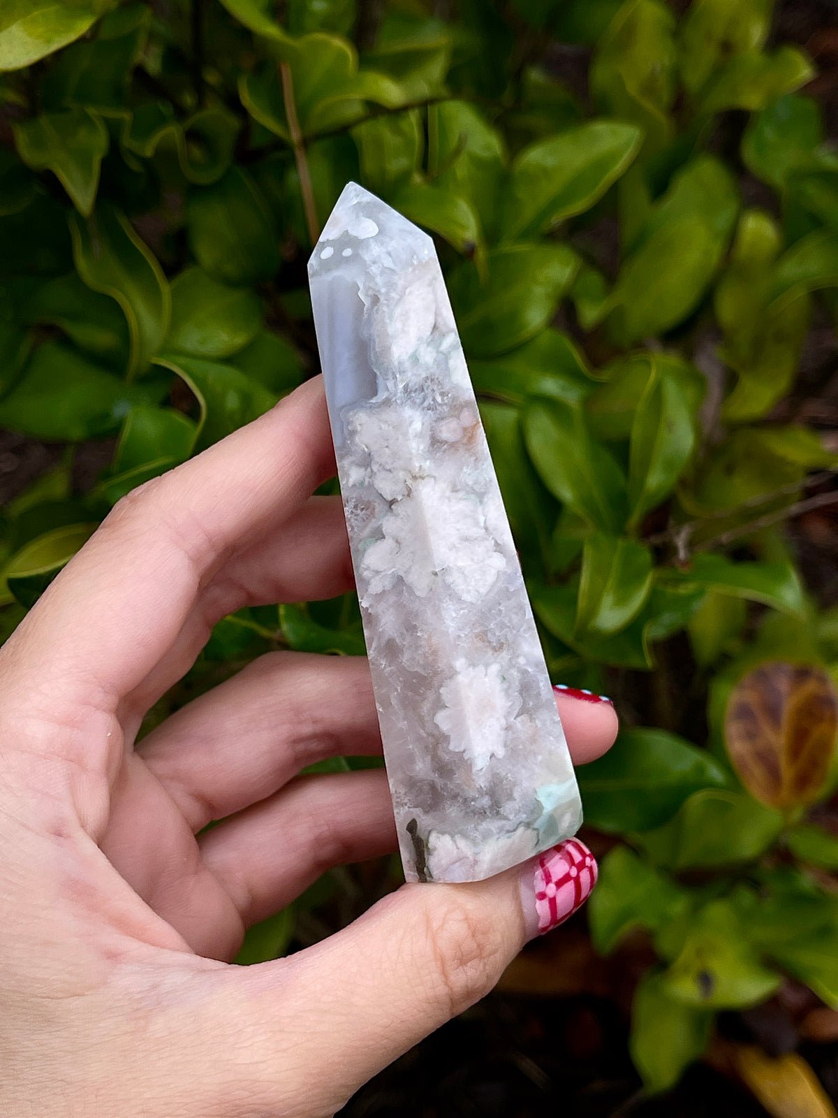 Flower Blossom Agate Tower