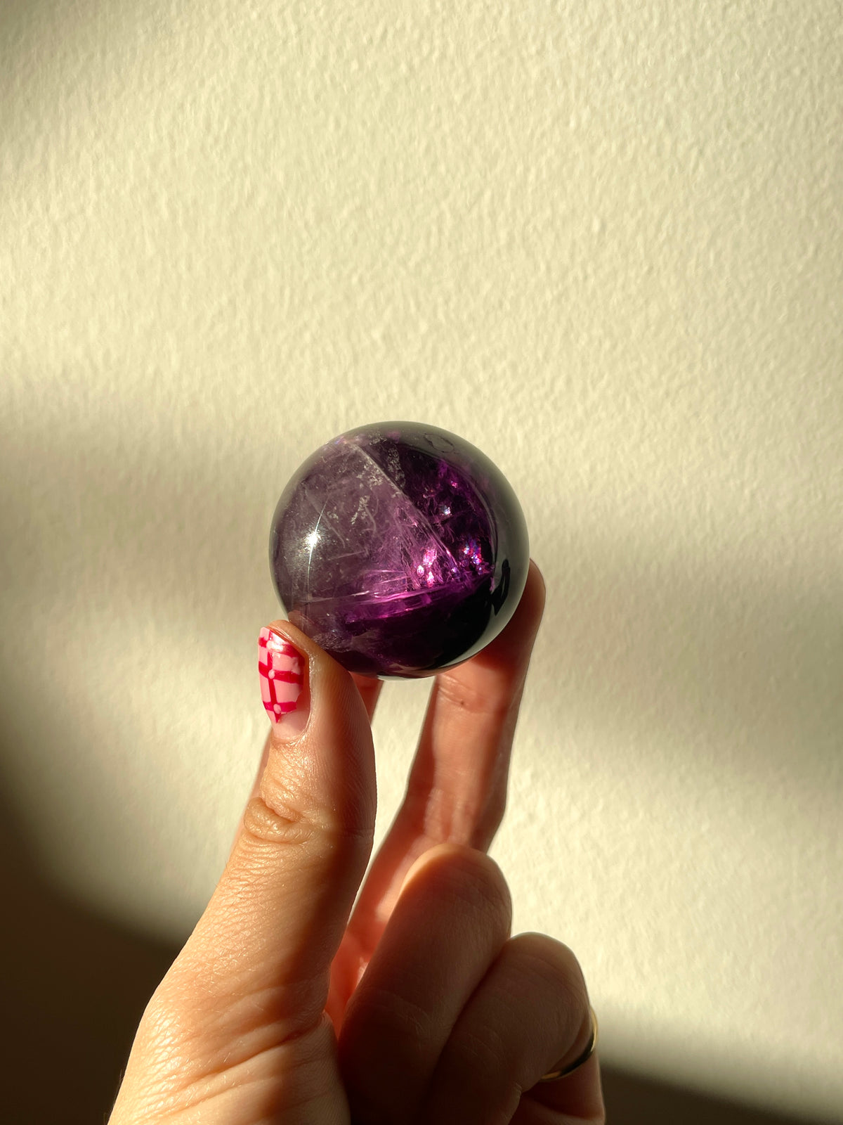 Rainbow Fluorite Sphere