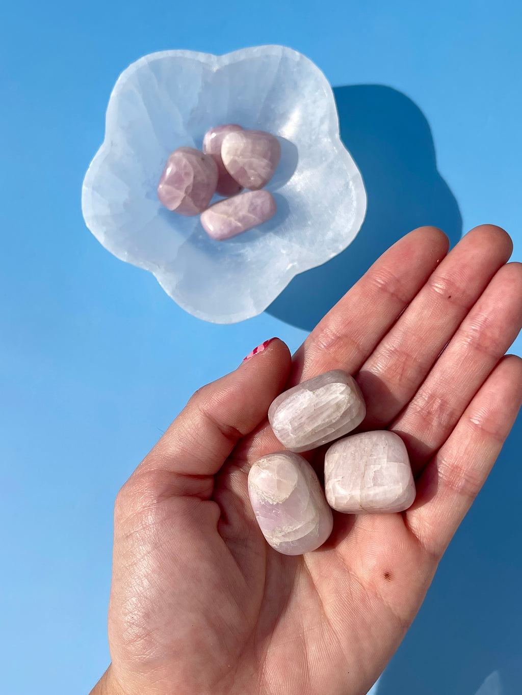 Kunzite Tumbles