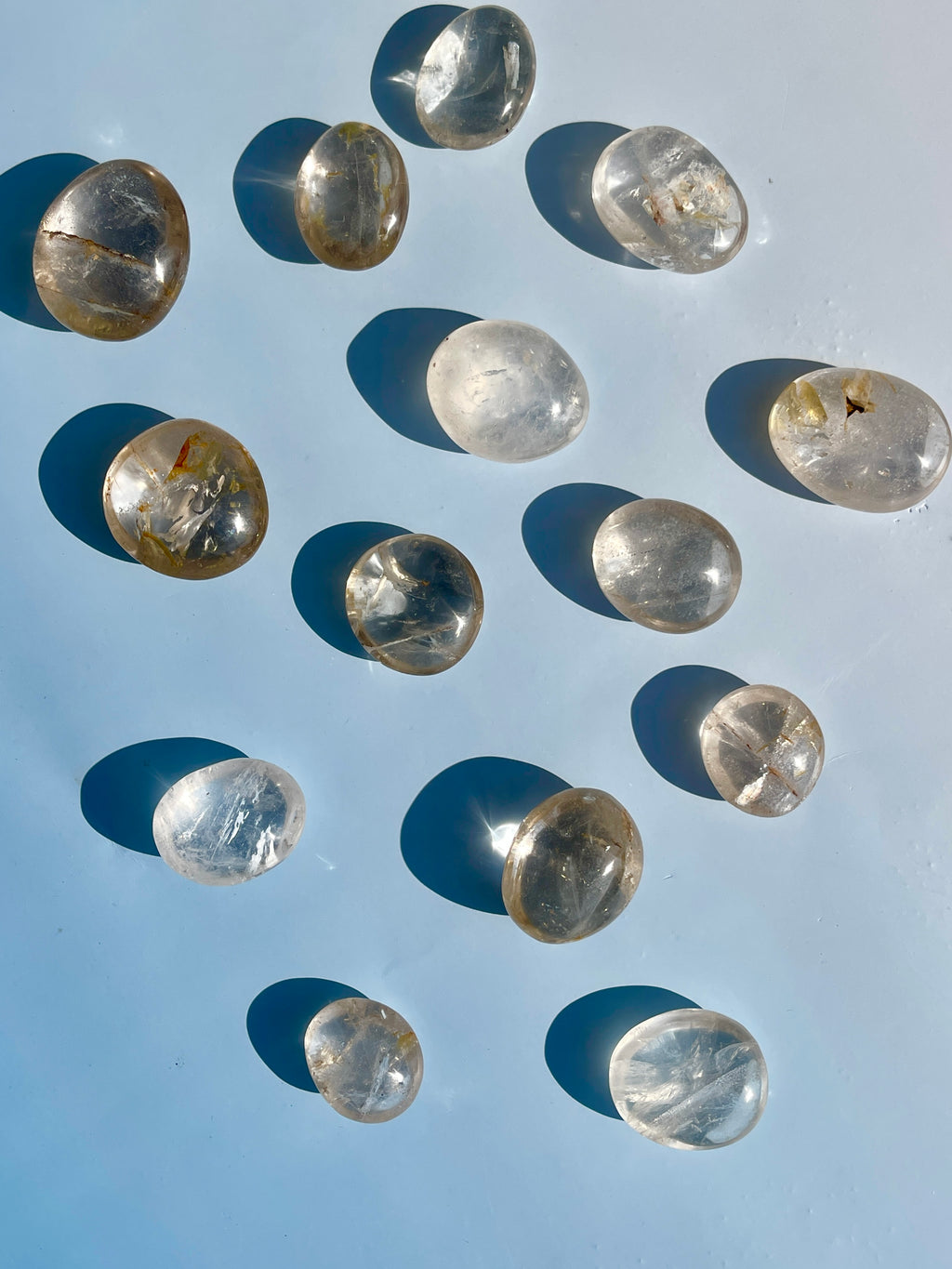 Clear Quartz Tumbles