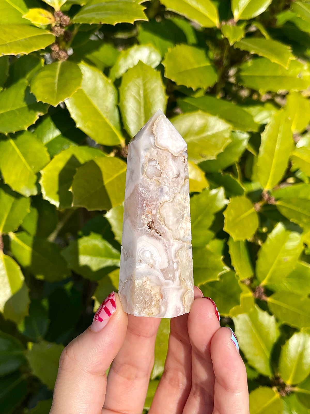 Flower Blossom Agate Tower