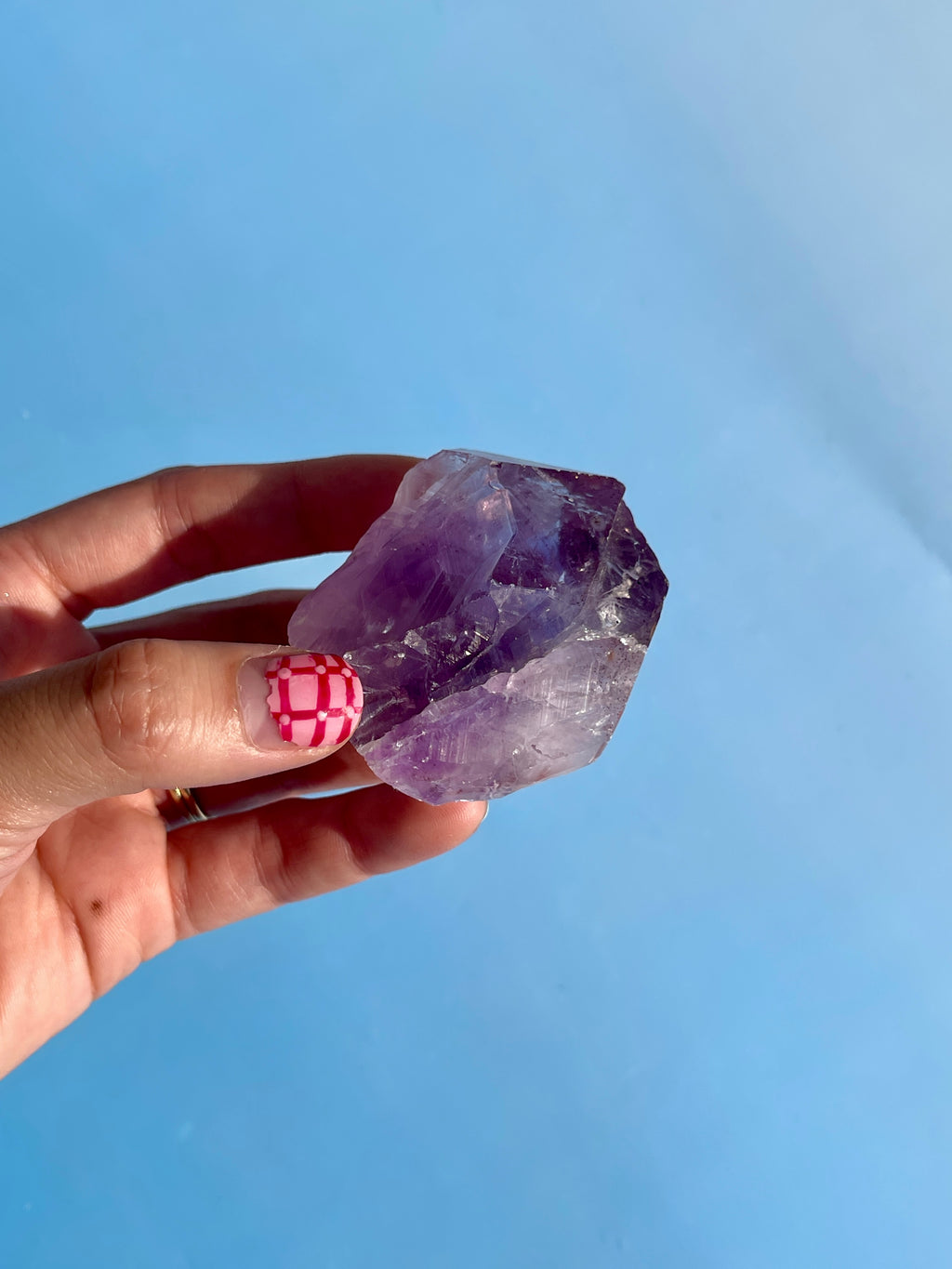 Amethyst Rough Points