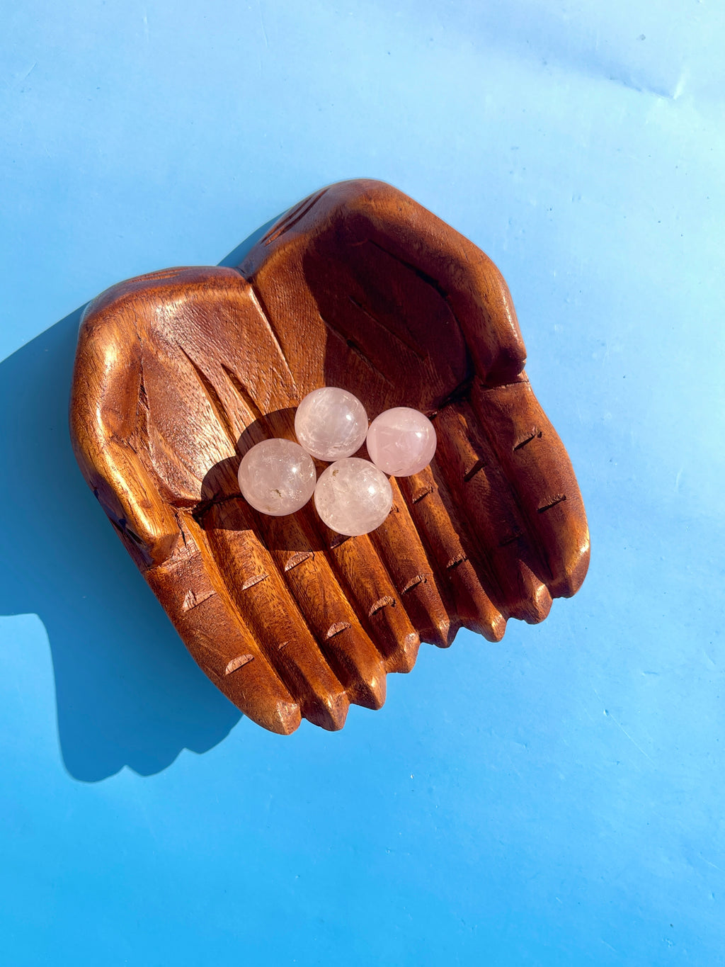 Mini Rose Quartz Spheres