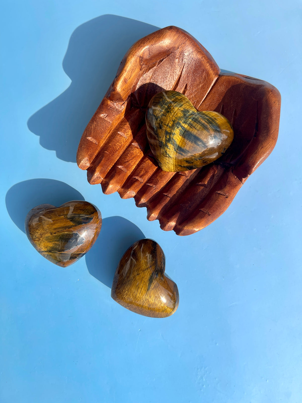 Tiger Eye Heart