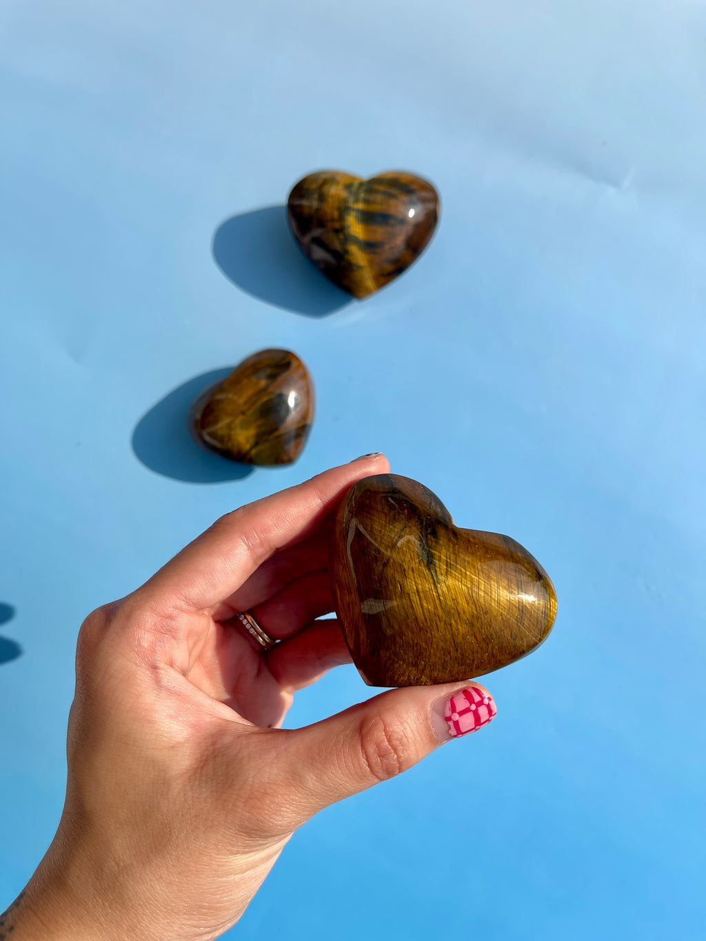 Tiger Eye Heart