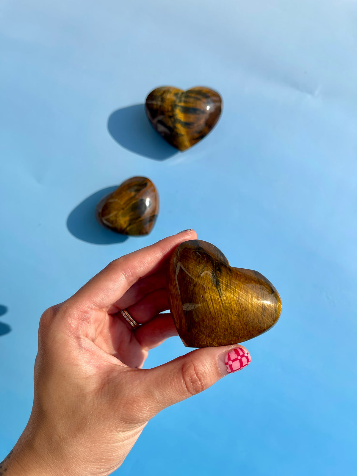 Tiger Eye Heart