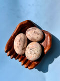 Flower Blossom Agate Palm Stones