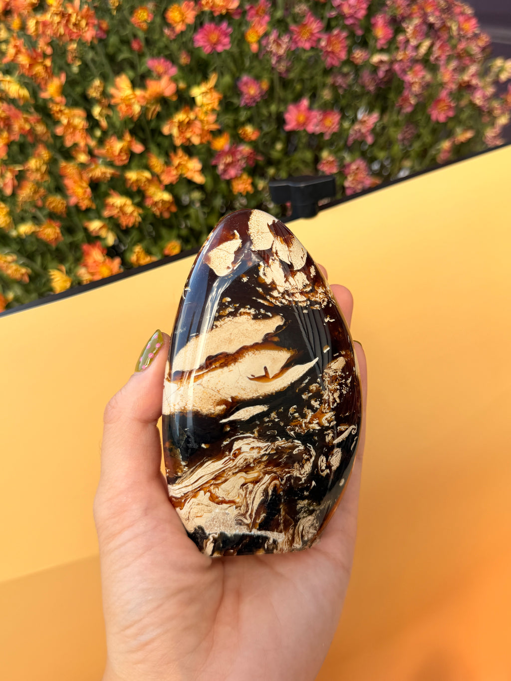 Indonesian Blue Amber Freeform