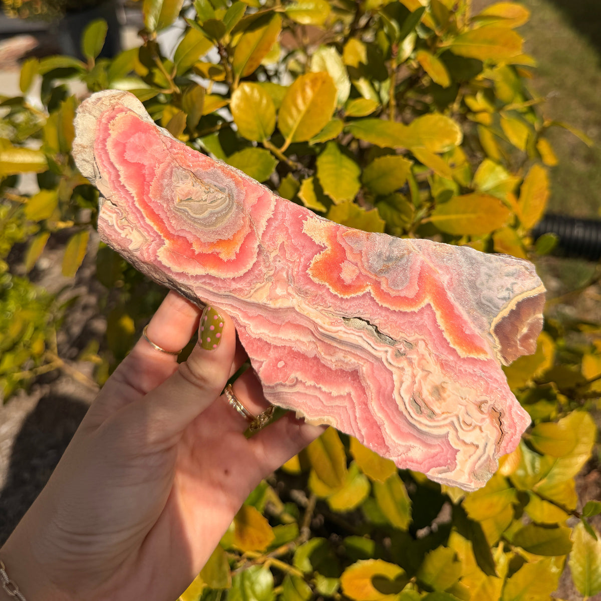Rhodochrosite Slab
