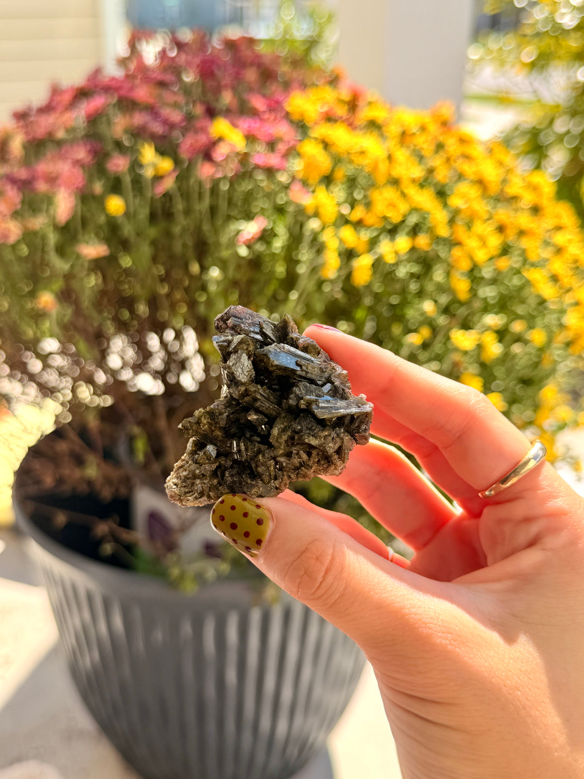 Raw Peruvian Epidote Specimen