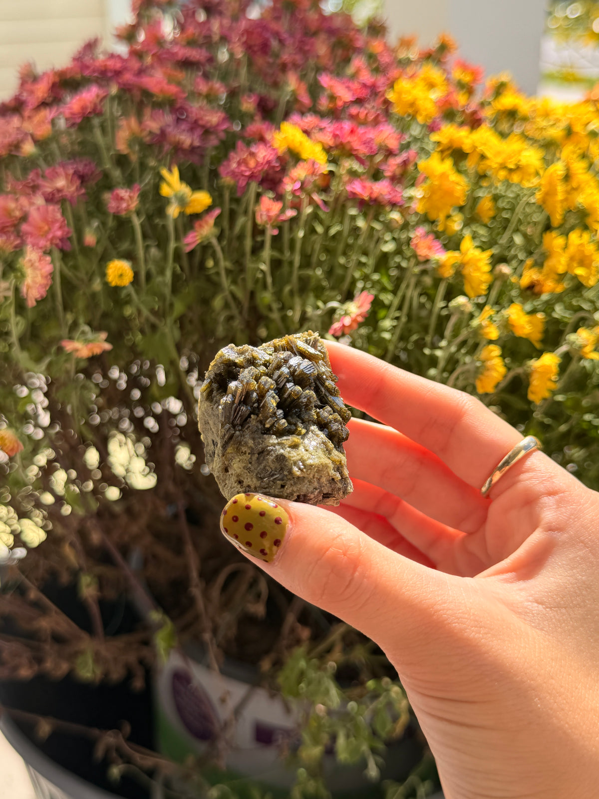 Raw Peruvian Epidote Specimen