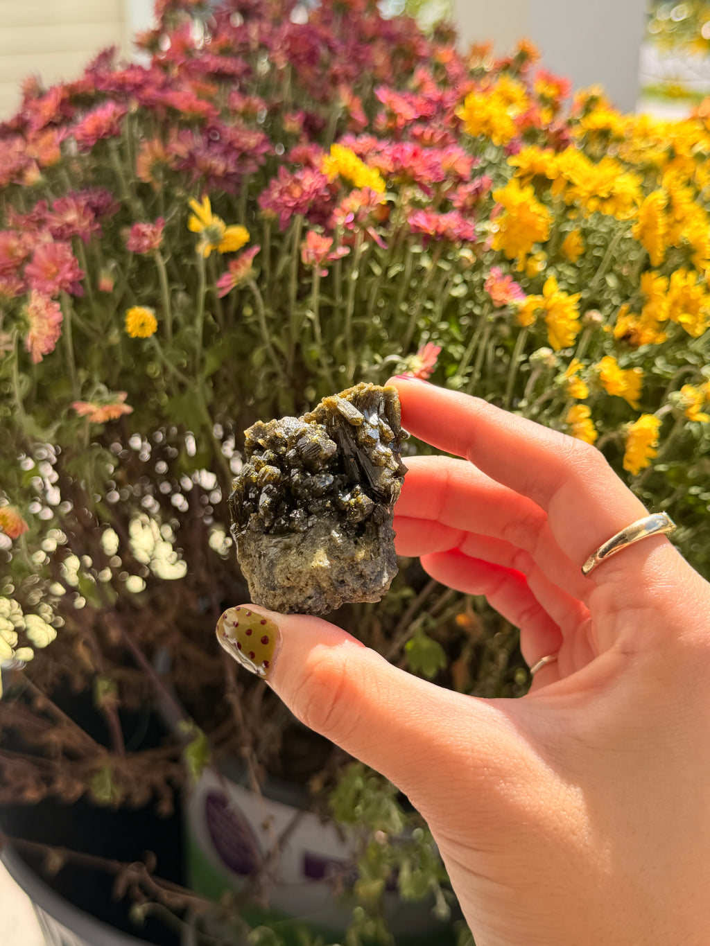 Raw Peruvian Epidote Specimen
