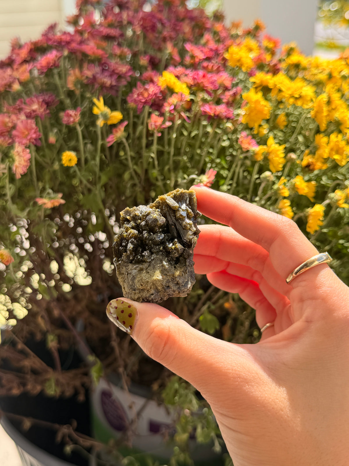 Raw Peruvian Epidote Specimen
