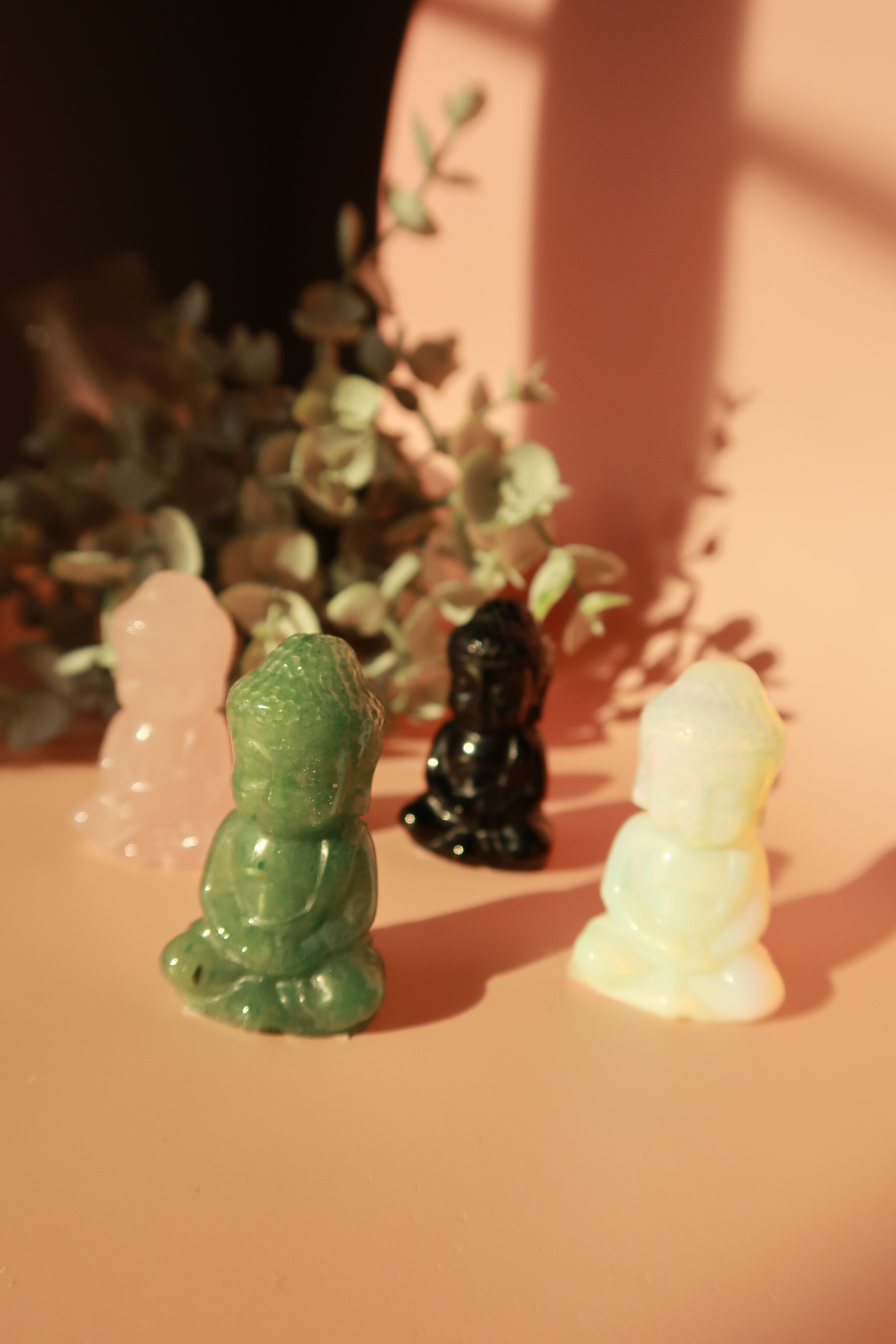 Carved Buddha Crystals