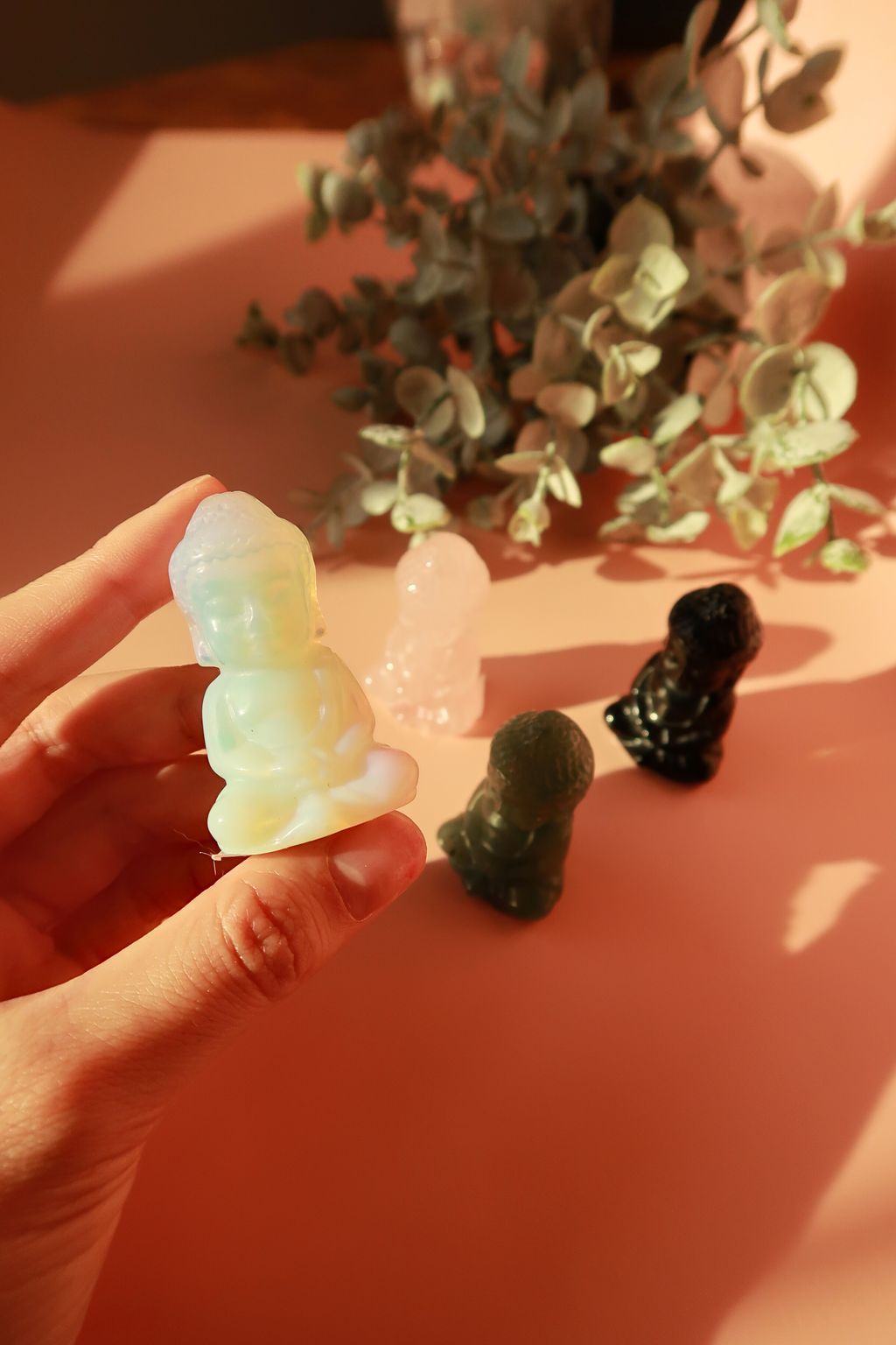 Carved Buddha Crystals