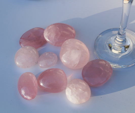Rose quartz (Tumbles)