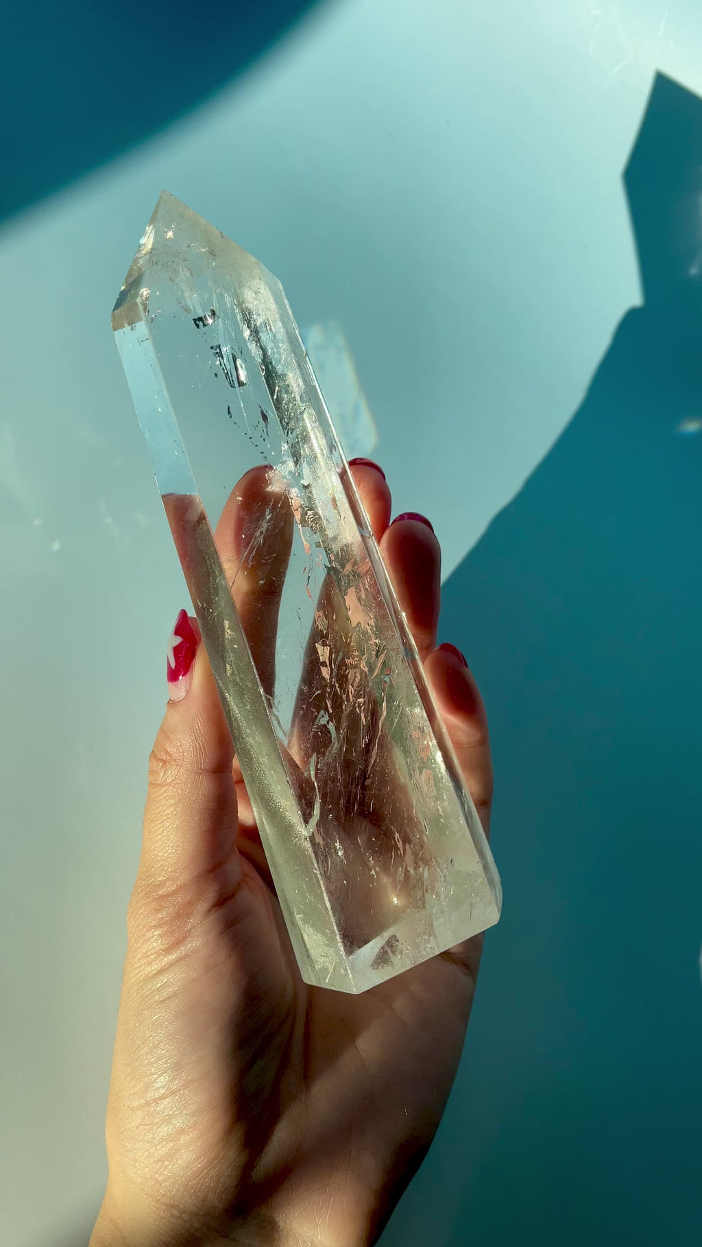 Clear Quartz Tower