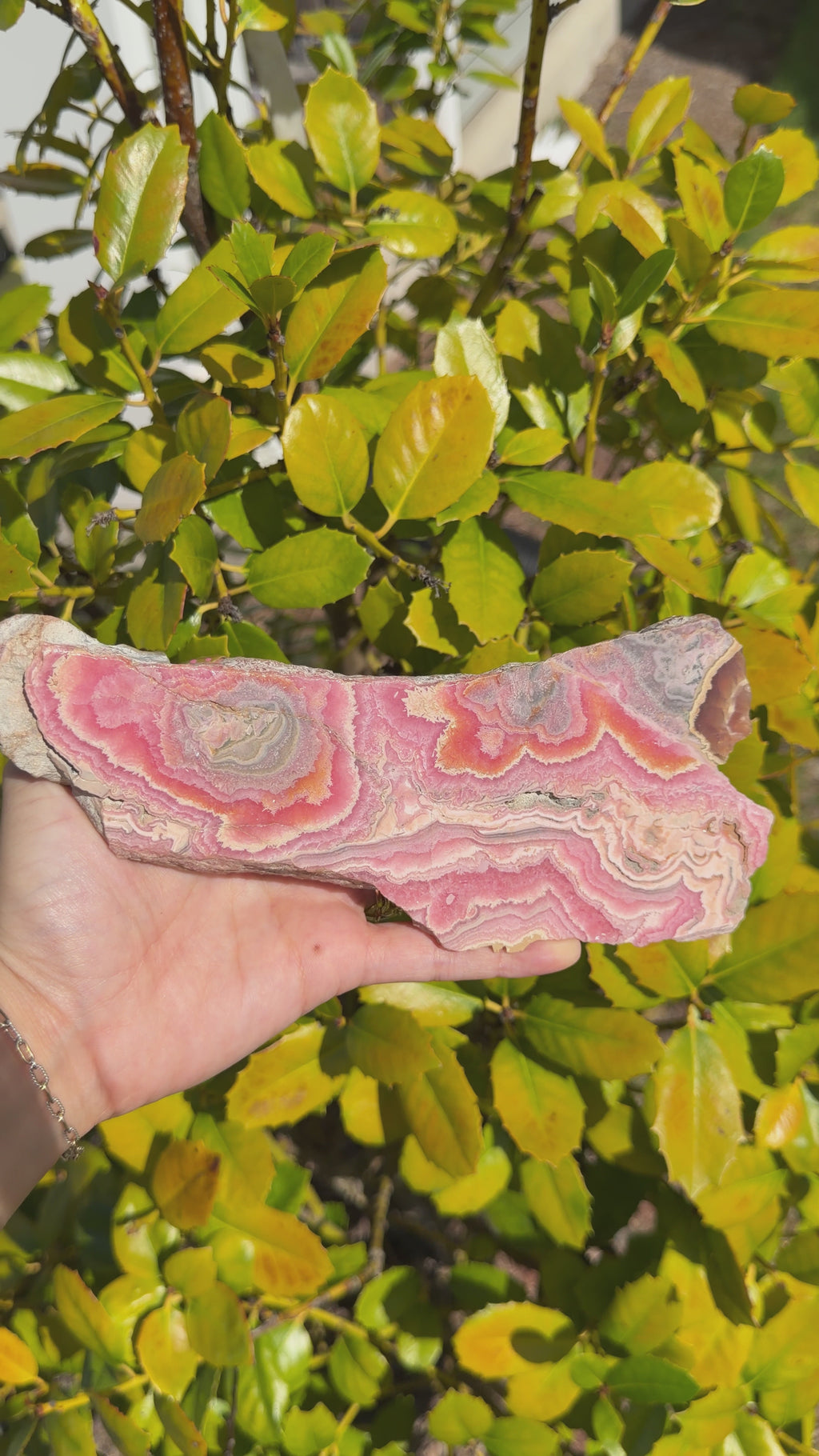 Rhodochrosite Slab